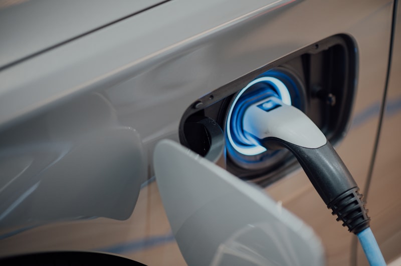 EV charger in car